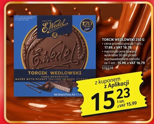 Torcik Wedlowski E.Wedel promocja w Selgros