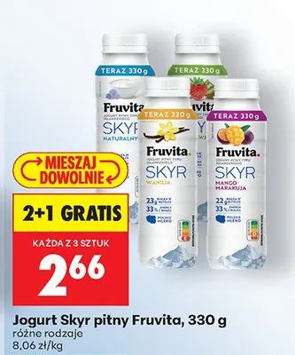 Jogurt Skyr pitny promocja w Biedronka