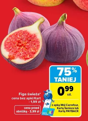 Figa świeża promocja w Carrefour Market