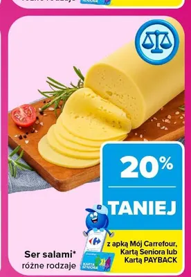 Ser salami promocja w Carrefour