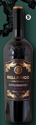 Wino Bellamico Appassimento czerwone wytrawne promocja w Netto