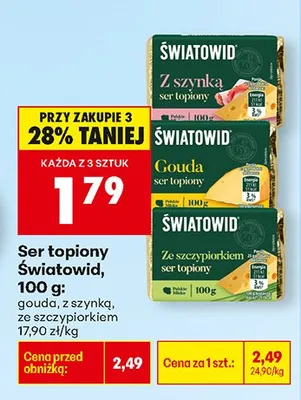 Ser topiony z szynką promocja w Biedronka