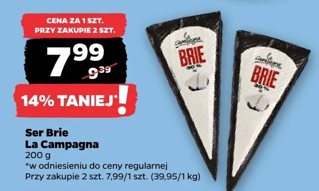Ser Brie La Campagna promocja w Netto