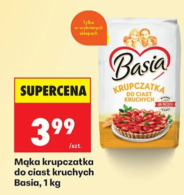 Mąka krupczatka do ciast kruchych promocja w Biedronka
