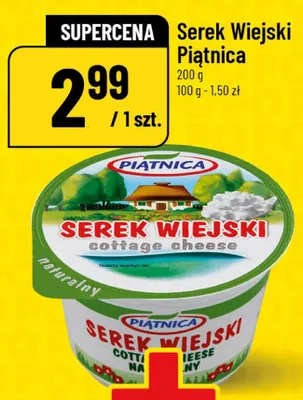 Serek Wiejski naturalny Piątnica promocja w POLOmarket