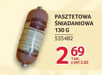 Pasztetowa śniadaniowa Zielińscy promocja w Selgros
