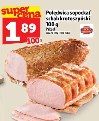 Polędwica sopocka/schab krotoszyński promocja w TOPAZ