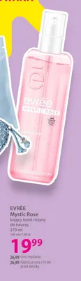 Kojący tonik różany do twarzy Evrēe Mystic Rose promocja w Hebe