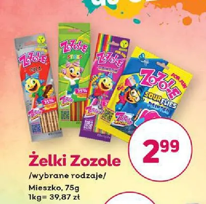 Żelki Zozole promocja w Bliski