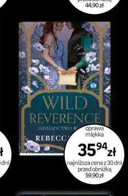 Książka Wild Reverence Rebecca Ross promocja w Empik