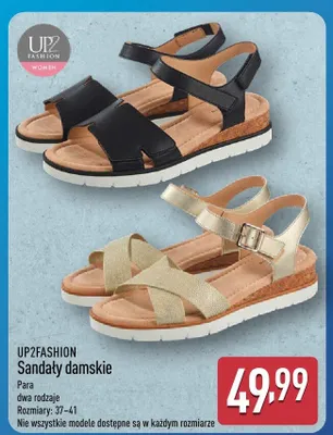 Sandały damskie UP2FASHION promocja w Aldi