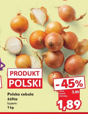 Cebula żółta polska Kaufland promocja w Kaufland