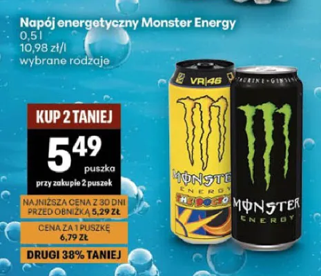 Napój energetyczny Monster energy juiced promocja w Delikatesy Centrum
