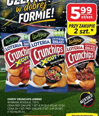 Chipsy Crunchips Lorenz X-Cut Chakalaka promocja w Top Market