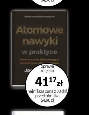 Książka Atomowe nawyki w praktyce oprawa miękka promocja w Empik