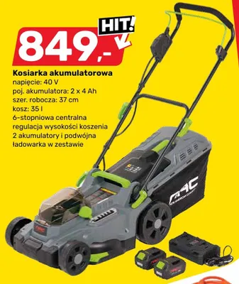 Kosiarka akumulatorowa promocja w Bricomarche