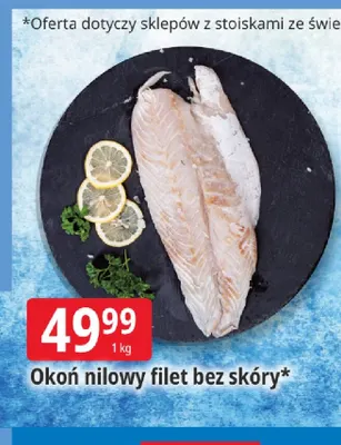 Okoń nilowy filet bez skóry promocja w Leclerc