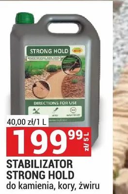 Stabilizator Strong Hold do kamienia, kory, żwiru promocja w Merkury Market