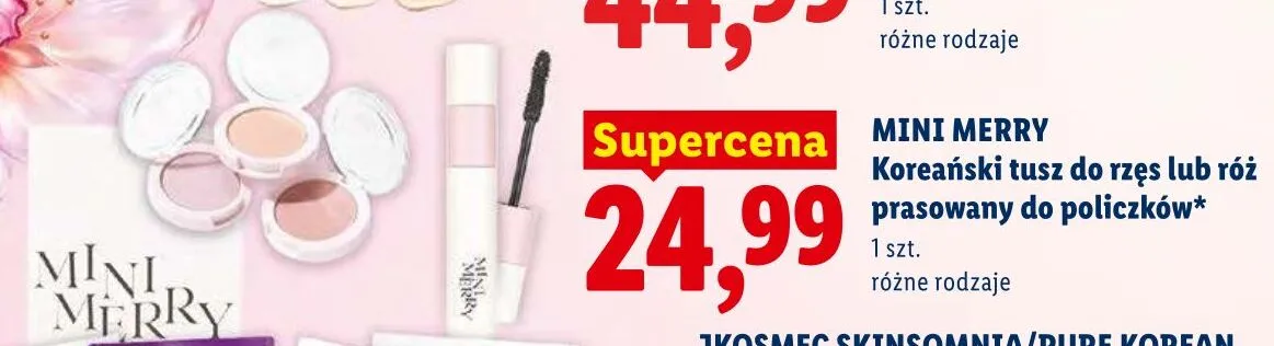 Koreański tusz do rzęs MINI MERRY promocja w Lidl