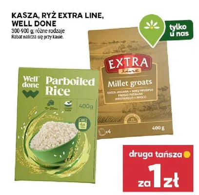 Kasza, ryż extra line promocja w Stokrotka