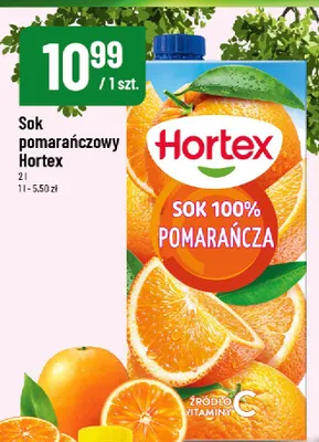 Sok pomarańczowy Hortex promocja w POLOmarket