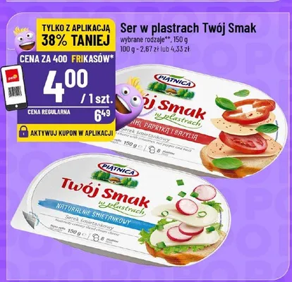 Ser w plastrach Twój Smak wybrane rodzaje promocja w POLOmarket