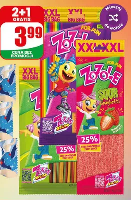 Żelki Zozole Run promocja w Dino