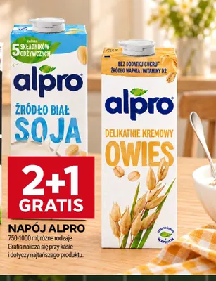 Napój Alpro owies promocja w Stokrotka