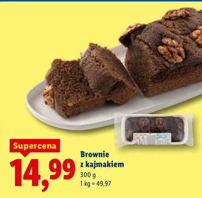 Brownie z kajmakiem promocja w Lidl