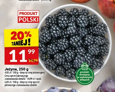 Jeżyna polska promocja w Twój Market