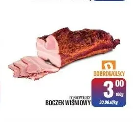 Boczek wiśniowy Dobrowolscy promocja w Tomi Markt