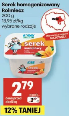 Serek homogenizowany promocja w Delikatesy Centrum