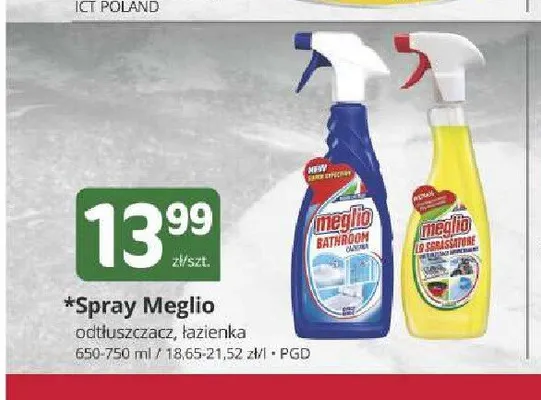 Spray do łazienki Meglio promocja w Marketvita