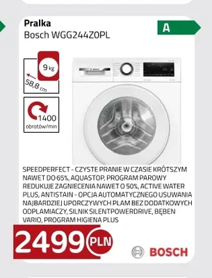 Pralka Bosch WGG244Z0PL promocja w kakto.pl