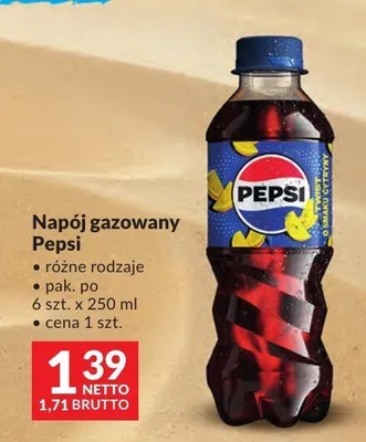 Napój gazowany Pepsi Twist o smaku cytryny promocja w Makro
