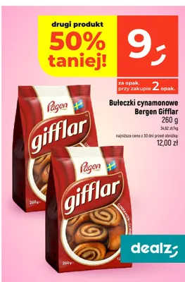 Bułeczki cynamonowe Pågen Gifflar promocja w Dealz