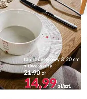 Talerz deserowy Winter 20 cm promocja w Salony Agata