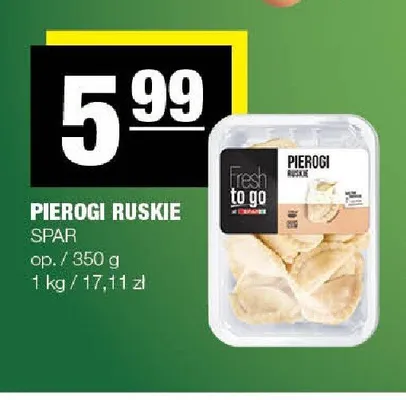 Pierogi ruskie SPAR promocja w SPAR