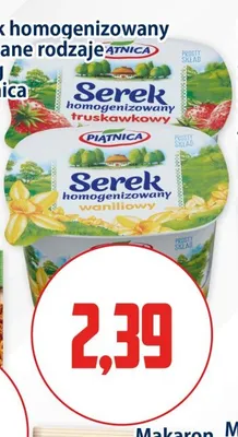 Serek homogenizowany waniliowy Piątnica promocja w Kupiec