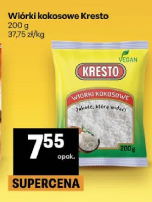 Wiórki kokosowe Kresto promocja w Delikatesy Centrum