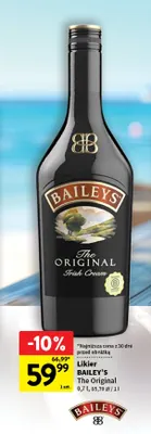 Likier Bailey's The Original promocja w Intermarche