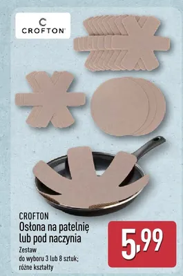 Osłona na patelnię lub pod naczynia Crofton promocja w Aldi