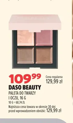 Paleta do twarzy i oczu Daso Beauty promocja w Drogerie Natura