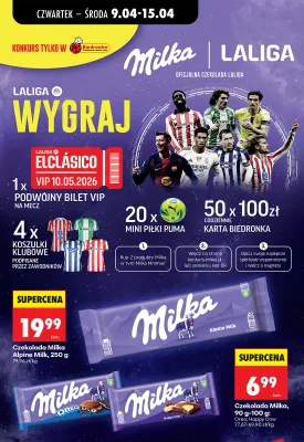 Czekolada Alpine Milk promocja w Biedronka