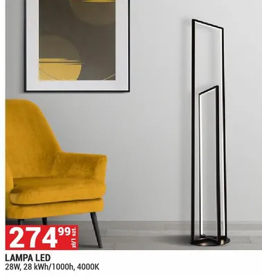 Lampa LED 28W, 28 kWh/1000h, 4000K promocja w Merkury Market