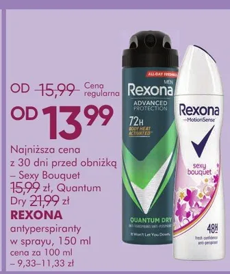 Antyperspiranty w sprayu Sexy Bouquet, Quantum promocja w Super-Pharm