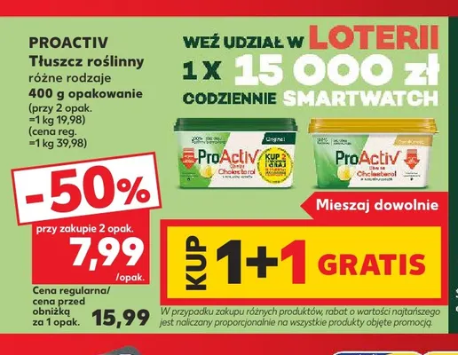 Tłuszcz roślinny ProActiv promocja w Kaufland