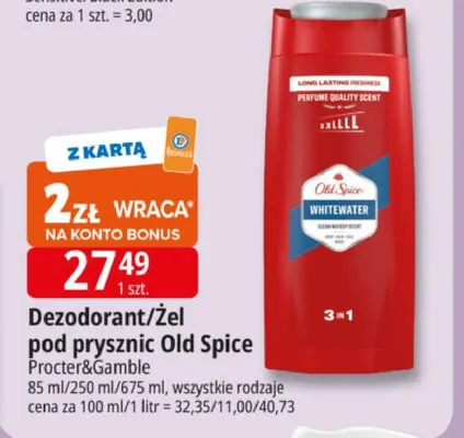Dezodorant/Żel pod prysznic promocja w Leclerc