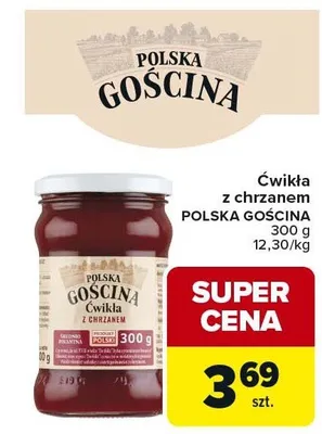 Ćwikła z chrzanem promocja w Carrefour