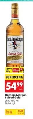 Rum Captain Morgan Spiced Gold promocja w Biedronka